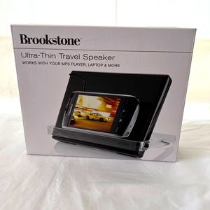Brookstone Ultra-Thin Travel Speaker